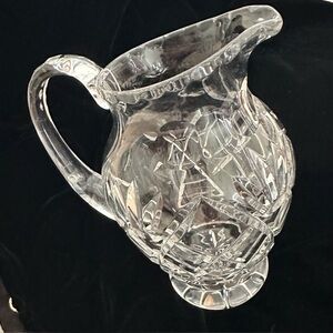 Vintage Ceska small crystal pitcher perfect for syrups. One owner for 30 years.